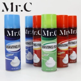 喷雪、喷彩带;金属罐;剃须膏须后水