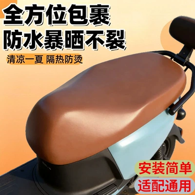seat protector, Electric car cushion - front-seat-cover-brown