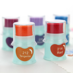 Mini DIY finger printing pad, pocket finger printing pad, rubber stamp cloth art, finger painting printing pad, 35 colors