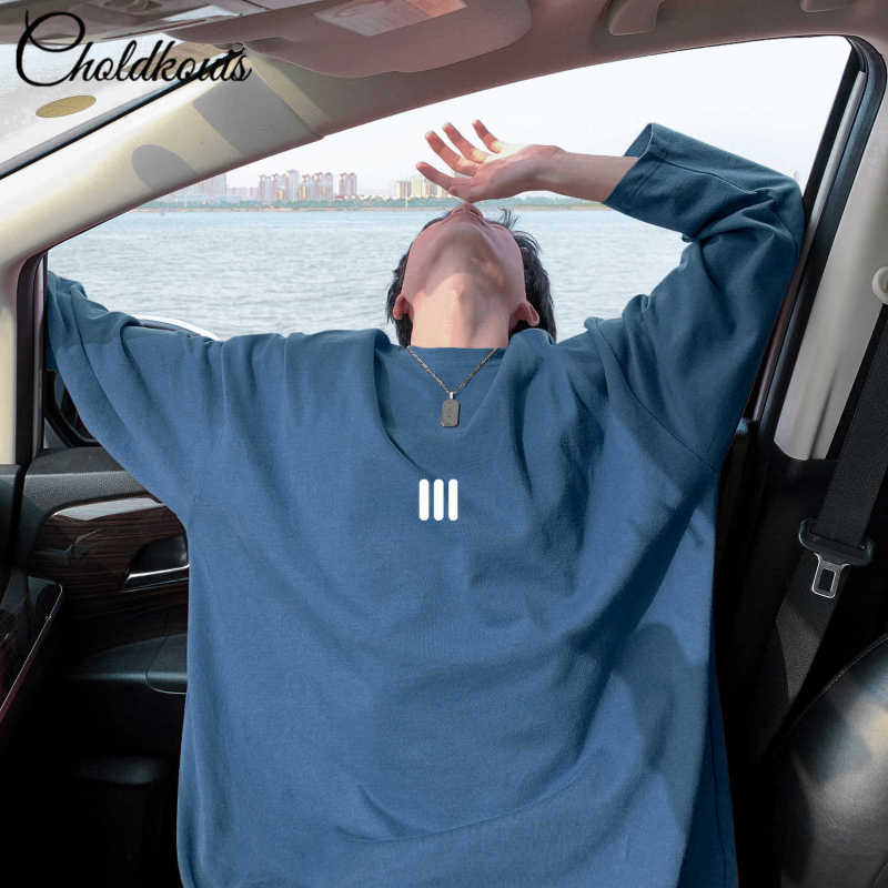 Long-sleeved T-shirt men's autumn and winter cotton fleece-lined bottoming shirt black round neck jacket for boys black