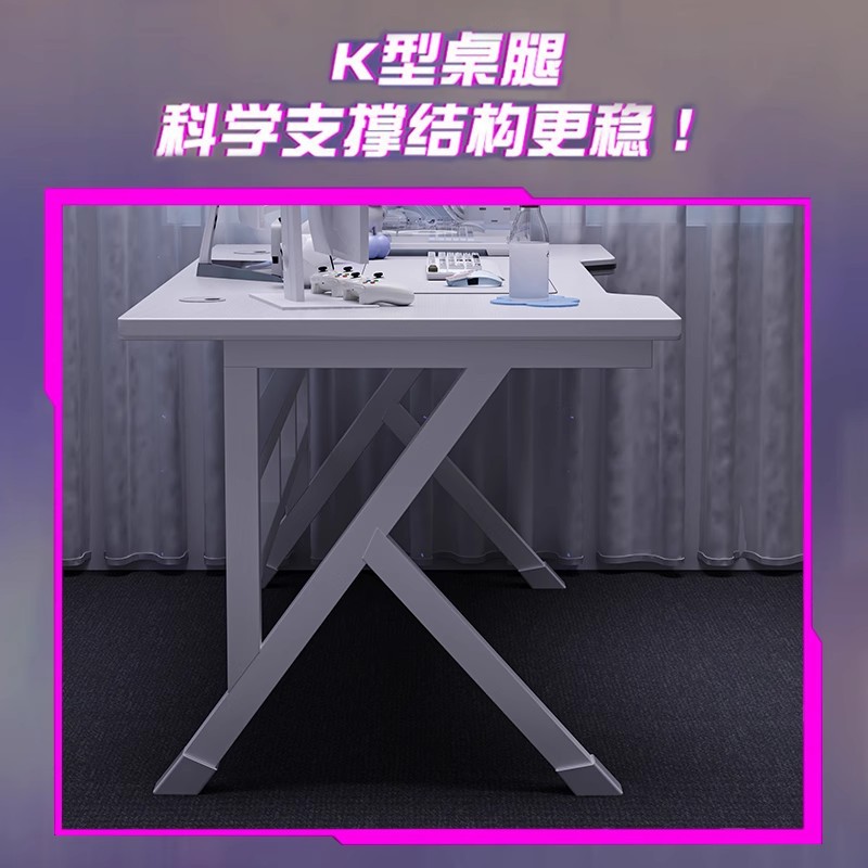 Mesa de computadora de fibra de carbono escritorio