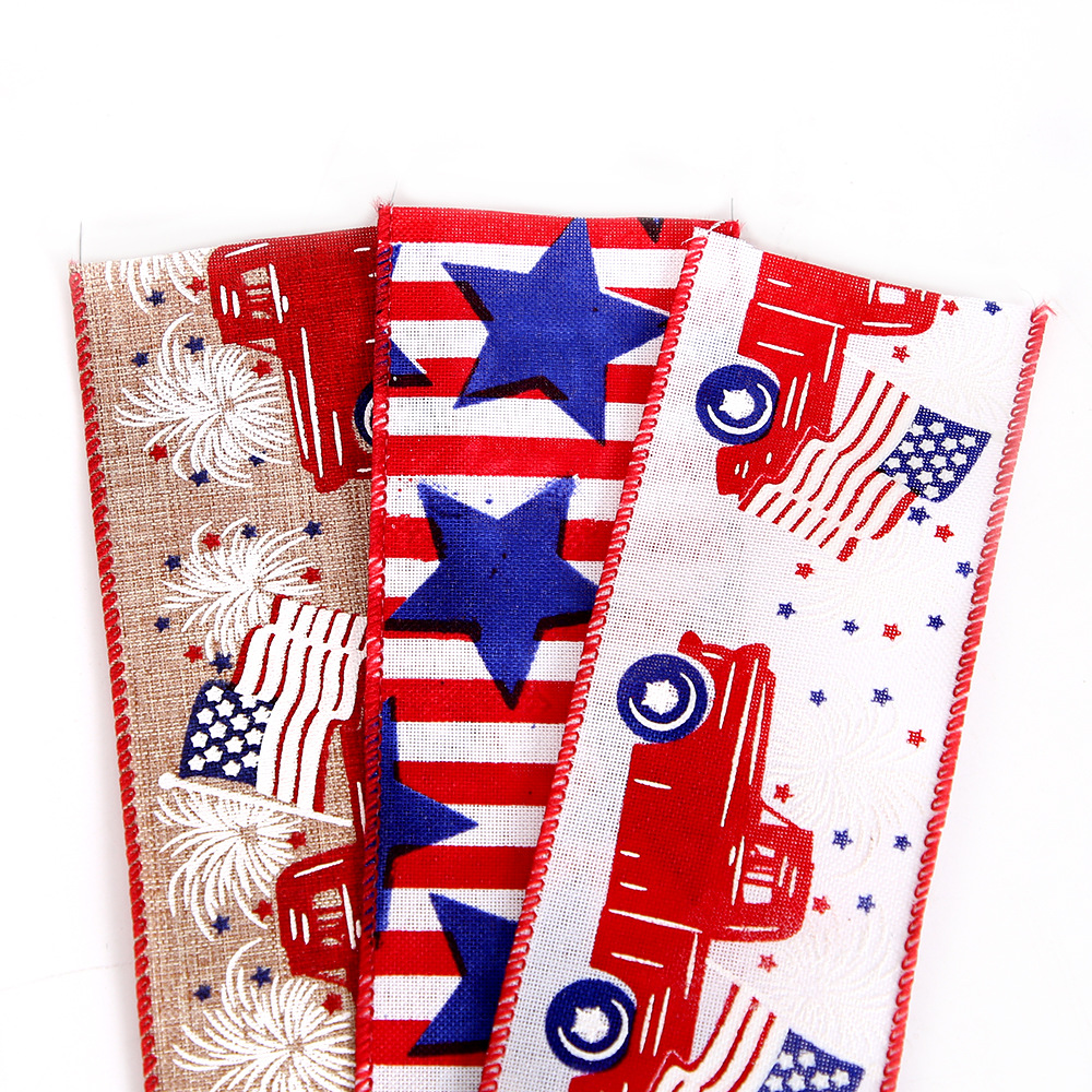 Amazon nuevo 10 m Día DE LA Independencia Americana decoración de la cinta caja de regalo de embalaje cinta ambiente de vacaciones diseño