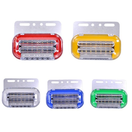 Truck side light 24v high brightness waterproof waist light led strong light ground tire light guide light running water indication width turning side light