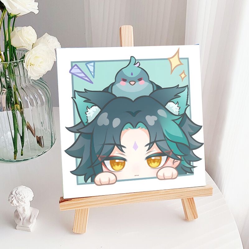 LA354 / 20*20cm バックボード + ペイント + ブラシ