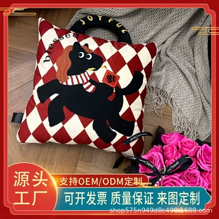 定制抱枕毛毯两用三合一靠垫被子多功能抱枕被子两用定logo礼品盒