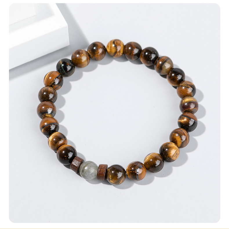 Fashion Heart Shape Agate Beaded Bracelets 1 Set