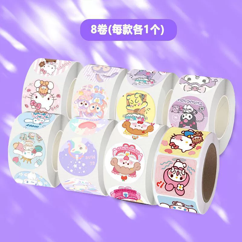 Sanrio, детская картинка стикеры, наклейки для детского сада, милые наградные таблицы