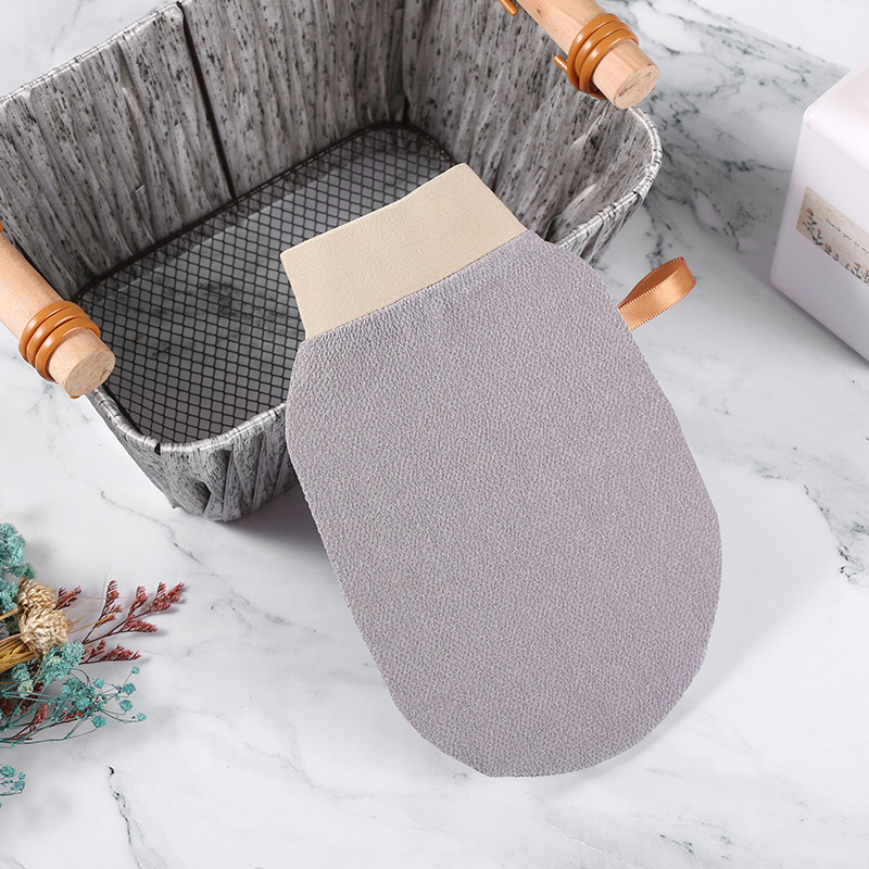 Toalla de invierno esencial, guantes de frota de espalda, toalla de baño abrasiva multicolor opcional para el hogar