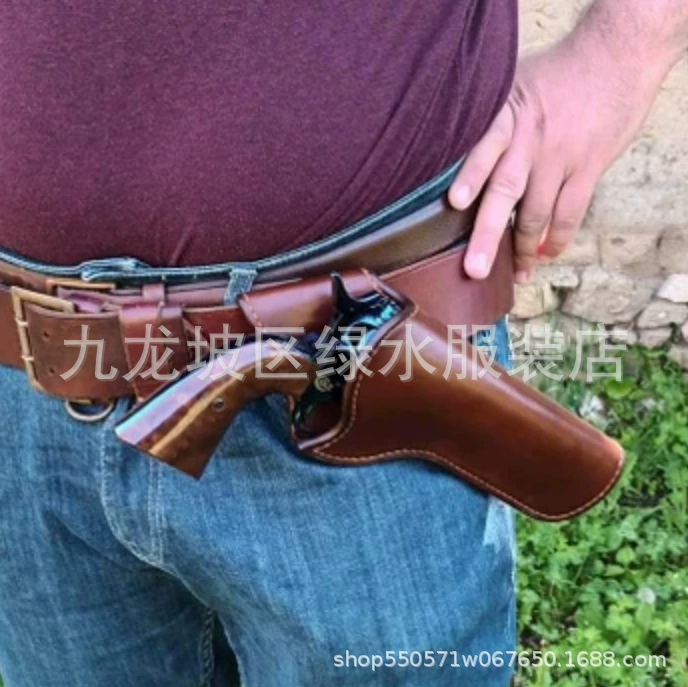 Европейский и американский средневековый револьвер в стиле панк 2022 года с кожаным револьвером в стиле ретро на талии, трансграничные поставки Amazon