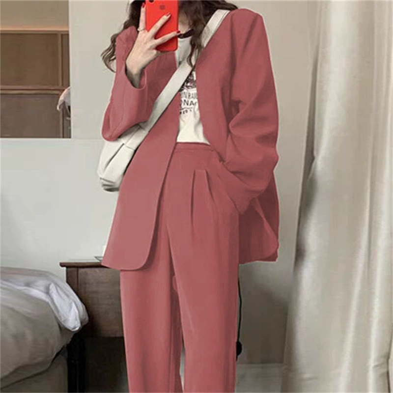 2024, весенний новый корейский стильный пиджак, женский стиль, дизайн для поездок на работу, нишевый костюм, женский костюм