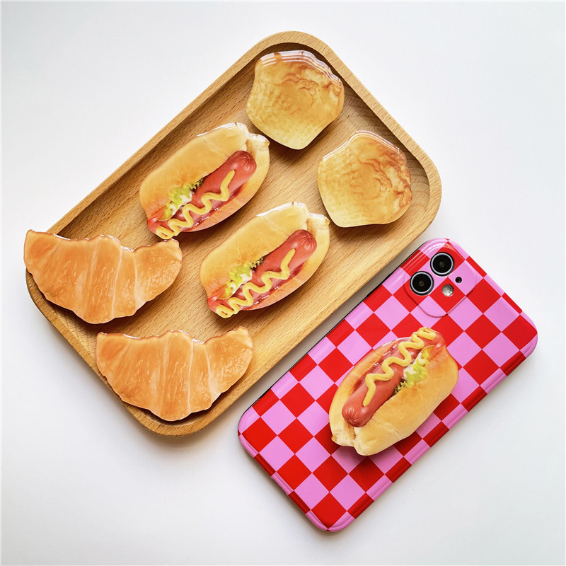 Simulation Food Color Block Arylic Classic Style   Retractable Mobile Phone Holder display picture 1