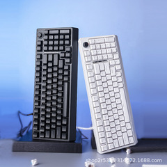 工場在庫卸売 98キー バックライト付き 有線 メカニカルキーボード 青軸/赤軸 クロスボーダー Amazon 多色混合ライト