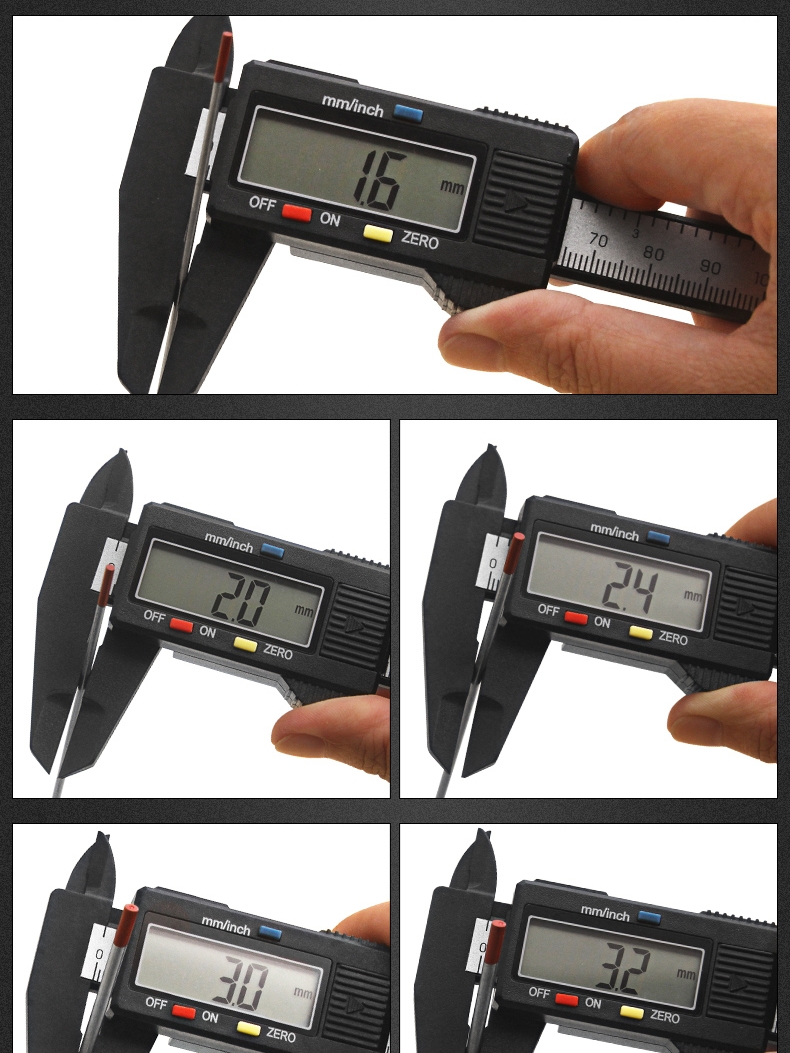 北钨钨针氩弧焊焊针电极氩弧焊机乌针乌极针钨棒钨极焊枪配件气动