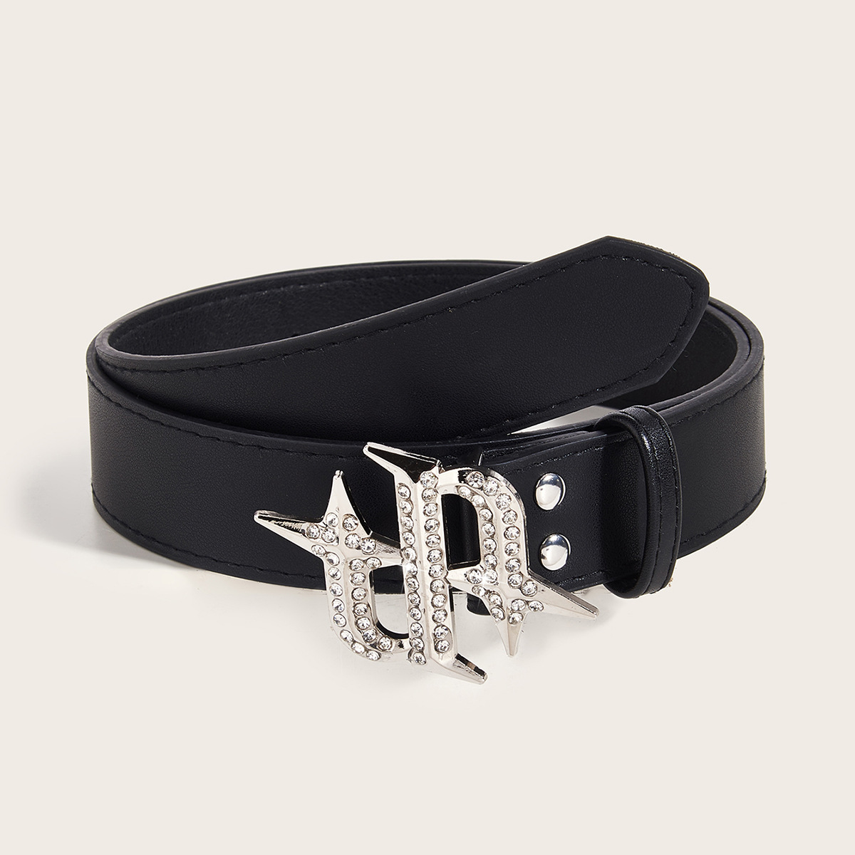Simple Style Classic Style Solid Color Pu Leather Alloy Women's Leather Belts display picture 1