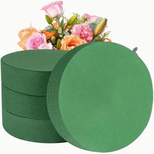 圆柱花泥整箱福桶花泥圆柱鲜花泥花卉鲜花保湿保鲜包装吸水插花泥