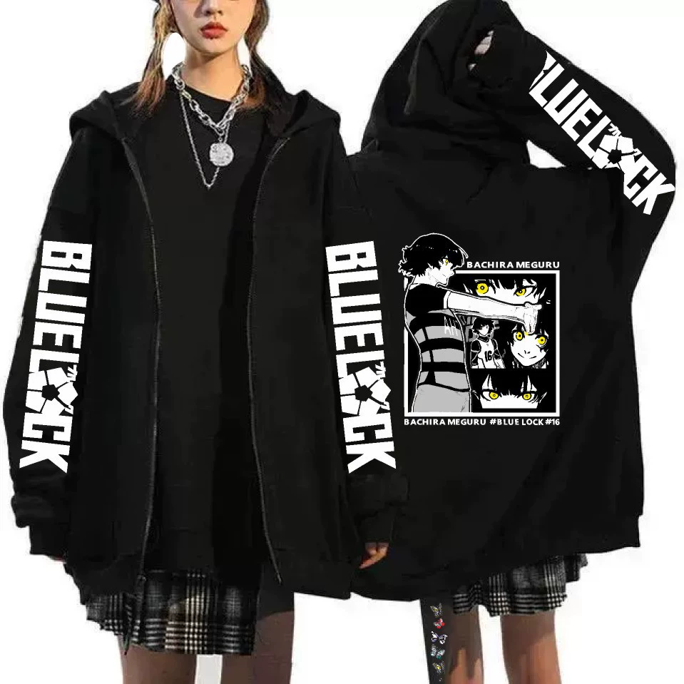 Amazon новый свиток на молнии синий тюремный принт повседневный свободный мужчина и женщина пара свитера на молнии