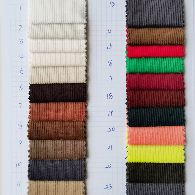 Fabricante al por mayor 330 Gsm 14 galés algodón spandex mecha tela de algodón