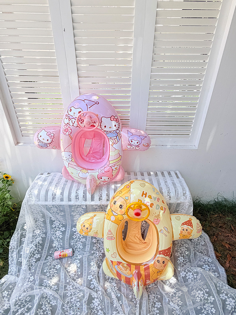Flotador con Asiento y Volante Infantil de PVC, Inflable y Anti-vuelco para Piscinas image 2
