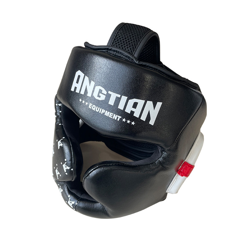 Fábrica Angtian Boxeo Monkey Face Protector de Cabeza Sanda Boxeo Muay Thai Casco Protector