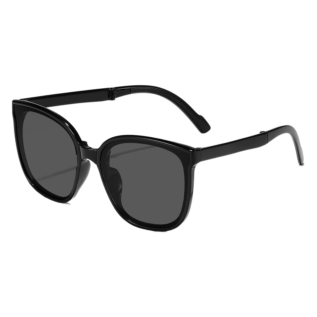 Niños nuevo de alta calidad portátil plegable cuadrado moda todo-Partido UV gafas de sol UV400