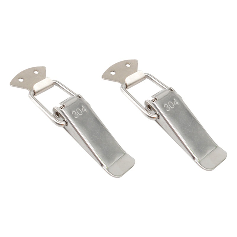 304 stainless steel lock metal tool box buckle cabinet door lock flat duck bill buckle universal hardware lock