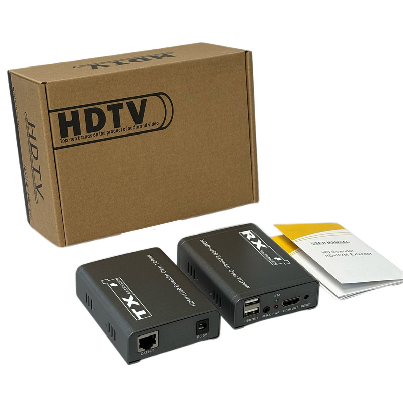 200m HDMI Extender 200m Kvm Ip Extender USB Network Extender One Transmitter Multiple Receivers