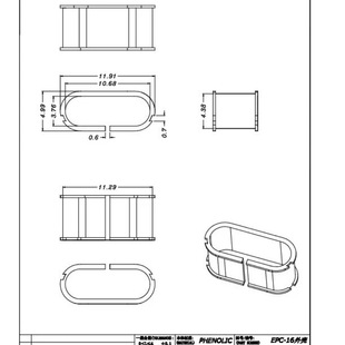 Injection Molded Skeleton Epc16 Shell Manufacturer Wholesale Transformer Bakelite Skeleton