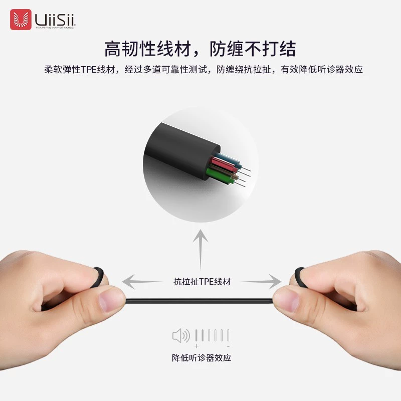 云仕 HM12C наушники TYPE-C плоское горло басовая линия управление музыкой звонок внутри уха