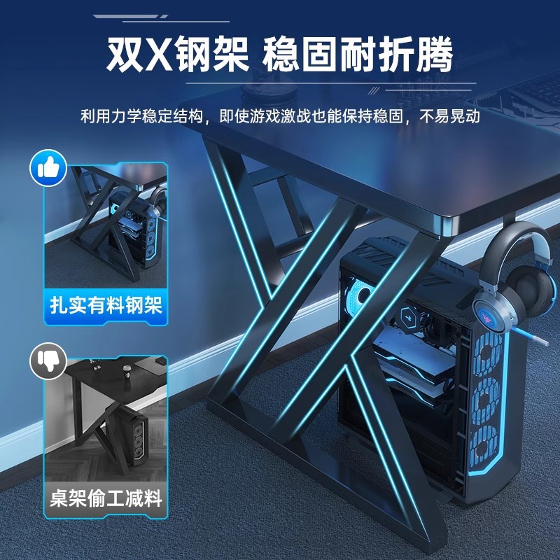 Mesa de computadora de escritorio dormitorio doméstico de deportes electrónicos mesa y silla set simple escritorio de estudiantes escritorio de escritorio de estudio escritorio