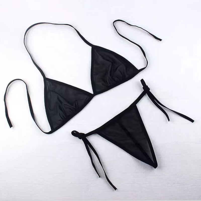 European and American Style Low-Waist Sexy Women's Thong with Thin Straps, Suitable for All Seasons, European and American Style Butt-Lifting