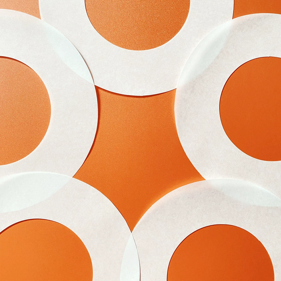 Круглая двусторонняя клейкая изоляционная бумага Двусторонняя изоляционная силиконовая масляная бумага Твердая изоляционная бумага