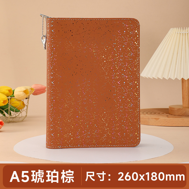 Bolsa con cremallera de grano de madera blanda, cuaderno, oficina de negocios multifuncional, cuaderno, diario de regalos de vacaciones empresariales para maestros