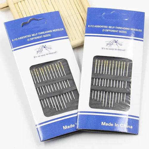 Blind needle quick threading sewing needle quick blind home sewing needle side opening embroidery needle stainless steel needle