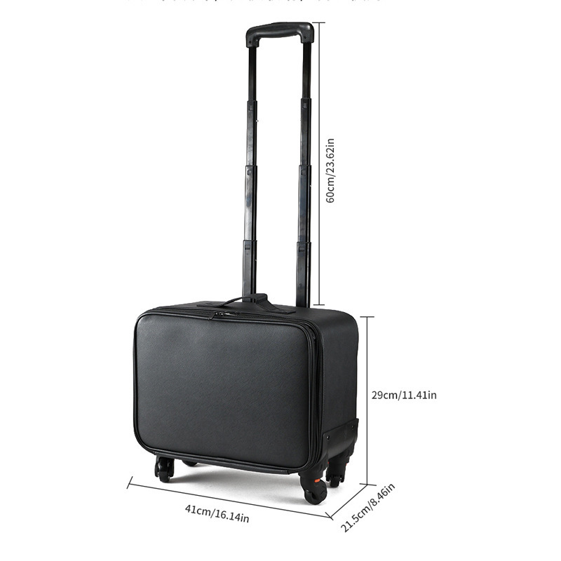 Caja de maquillaje de barra de tracción profesional bolsa de maquillaje portátil bordado de uñas herramientas multifuncionales de maquillaje de barra de tracción bolsa de almacenamiento al por mayor