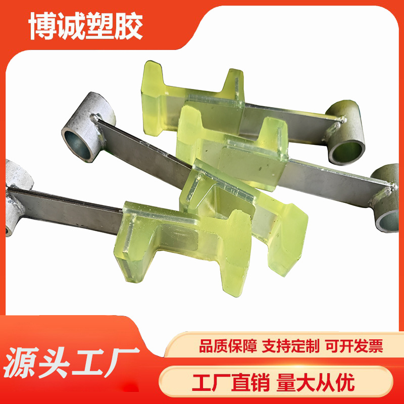 浇筑聚氨酯包胶异型件 铁铁铝轮钢芯包胶件 橡胶包铁芯轮PU优力
