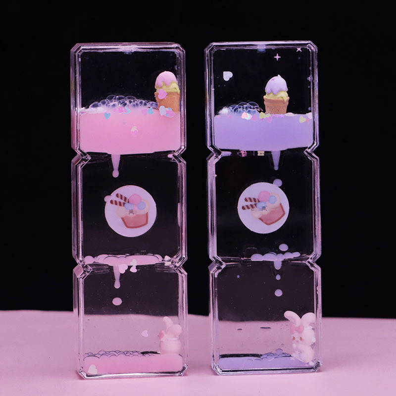 아이스크림 토끼 - 세 방향 오일 방울 [색상 랜덤]