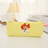Brand cute creamy funny pencil case, capacious shopping bag for elementary school students, South Korea, with embroidery, with little bears