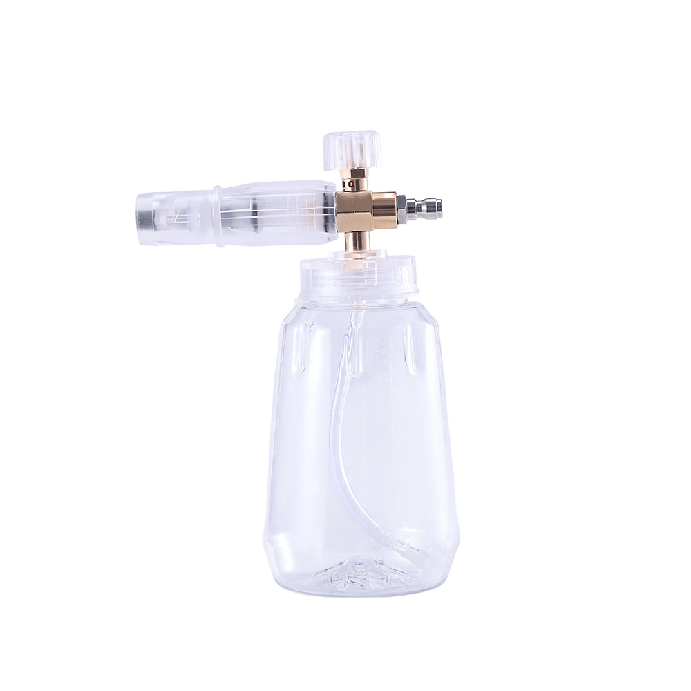 No. 4 transparent semi-aluminum PA foam pot high-pressure cleaning car water gun spray pot large-capacity car wash special Taizhou pot