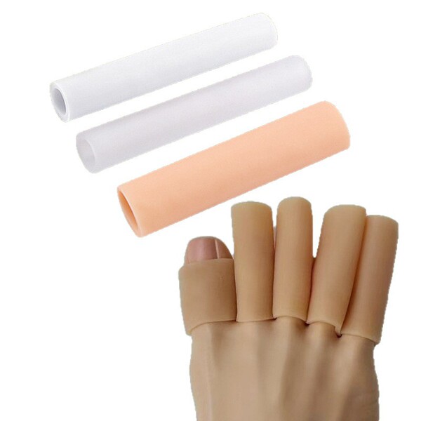 Long wear-resistant silicone waterproof protective case for toes