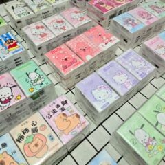 正版授權卡通圖案手帕紙可愛彩色印花手帕紙巾迷你小包便攜衛生紙