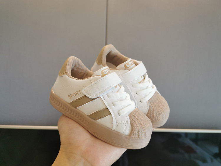 Bahar Bebek Yürüyüş Ayakkabısı Çocuk Anaokulu Küçük Beyaz Ayakkabı Bebek Ayakkabıları Küçük Çocuk Spor Ayakkabıları Erkek Çocuk ve_voghion.com