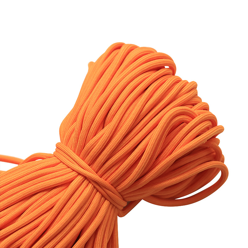 Cuerdas de poliéster coloridas de 5 mm cuerdas redondas cuerdas de agrupación resistentes al desgaste DIY cuerdas tejidas a mano colgante de llaver creativo