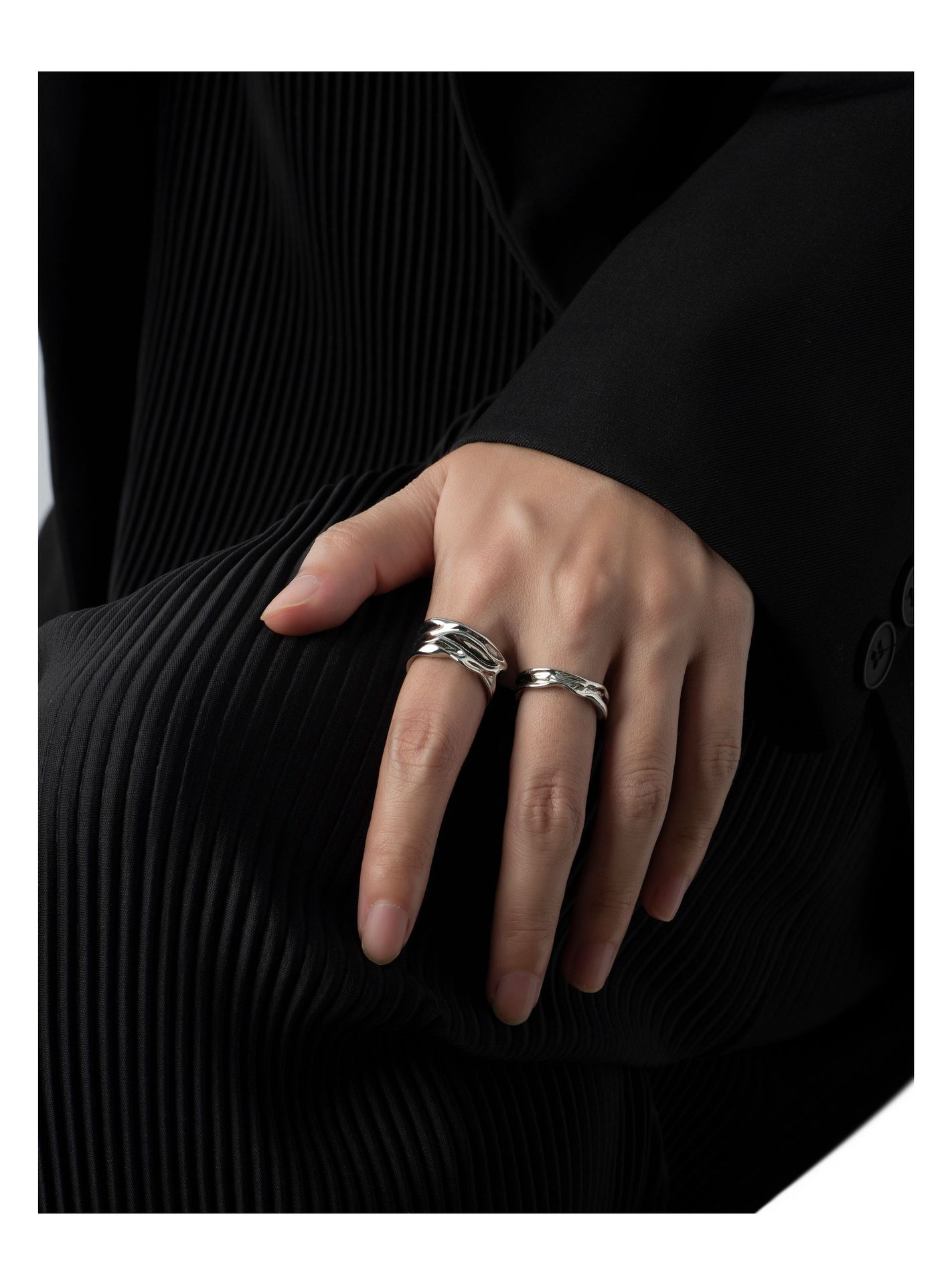 Fashion Geometric Copper Plating Open Ring 1 Piece