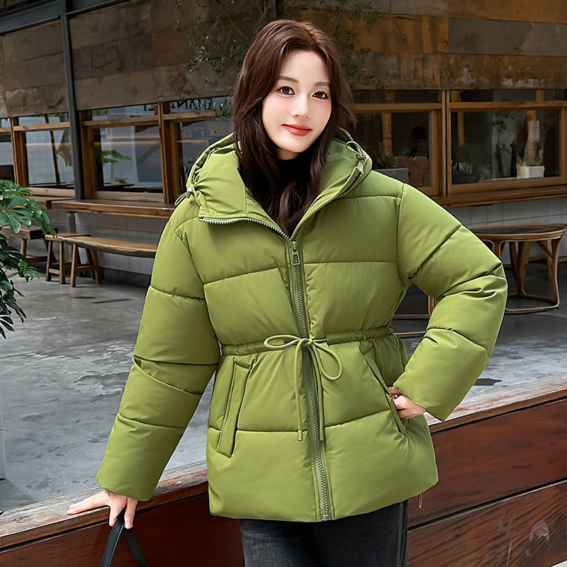 패딩 면복 여성 중형 두꺼운 허리 접기 2026 겨울 신상 미라드 퍼프 빵옷 허