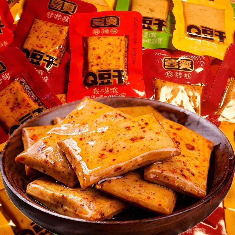 spicy Dried tofu Dried bean curd snacks wholesale leisure time snacks Dried bean curd Spiced Spicy and spicy Dried tofu