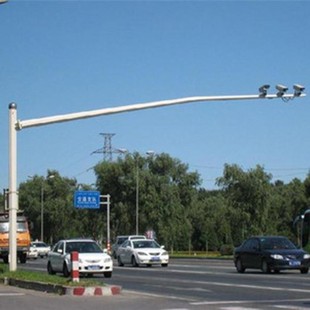 Manufacturer Wholesale Road Eight-Sided Monitoring Pole Highway Monitoring Equipment Frame Electronic Police Plum Blossom Lighting
