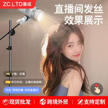 厂家批发高端2.4G发丝补光灯直播间美颜主播背景氛围灯聚光轮廓灯
