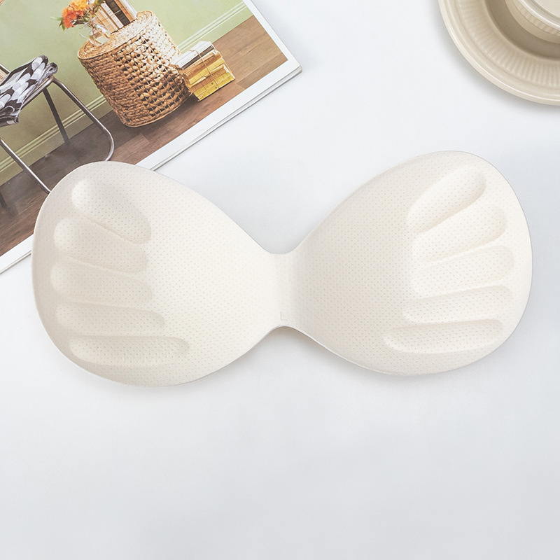 Imitation latex five-finger chest pad insert women's sports underwear yoga vest sponge pad replacement thin bra pad Imitation latex five-finger chest pad insert women's sports underwear yoga vest sponge pad replacement thin bra pad