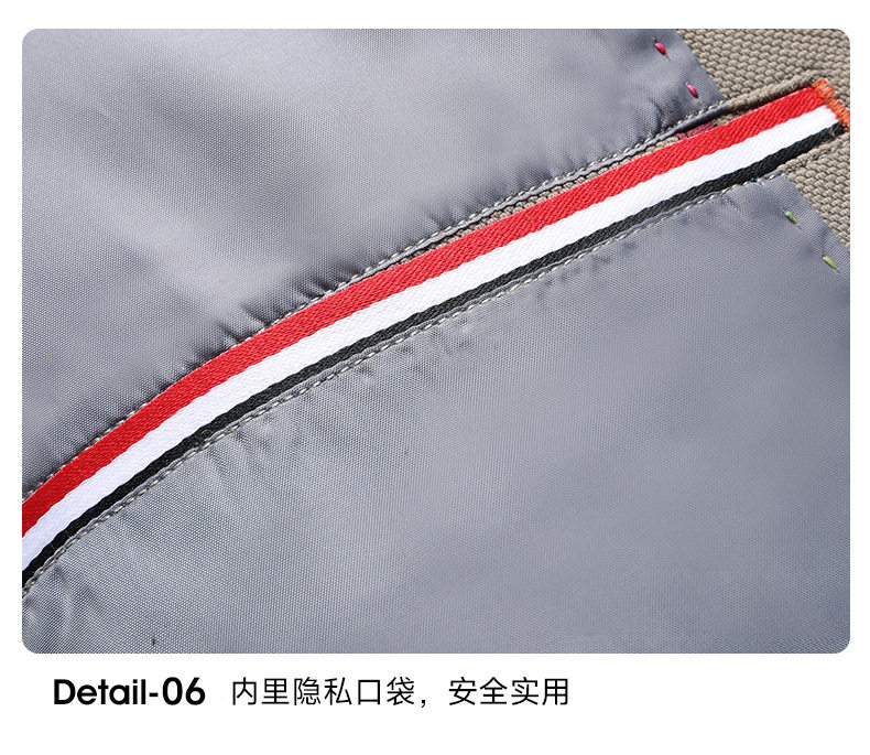 Áo vest nam dài tay màu trơn, chất liệu nylon co giãn không cần là, dáng ôm, kiểu mới mùa xuân thu — Màu be, Màu camel, Màu đen chi tiết 25