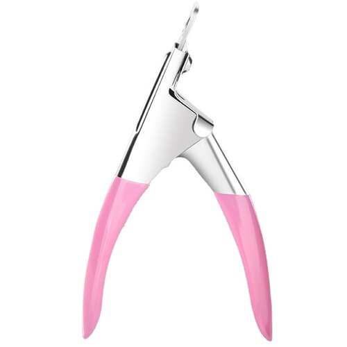 Manicure nail clippers special one-word scissors crystal extension nail U-shaped scissors flat mouth trimming pliers scissors tools wholesale